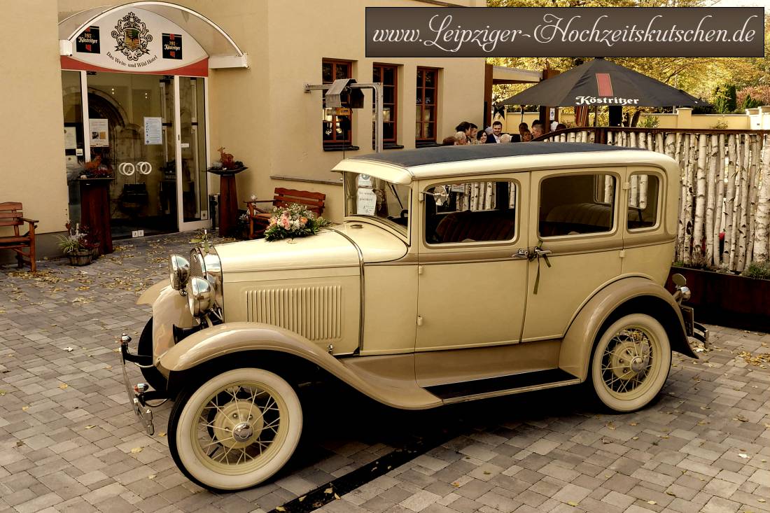 Oldtimer Ford Model-A als Hochzeitsautoin Weienfels mieten