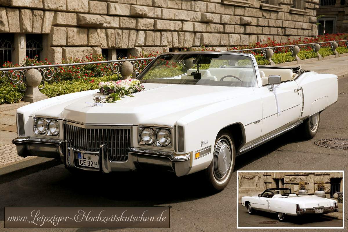Cadillac Hochzeitsauto Vermietung Leipzig