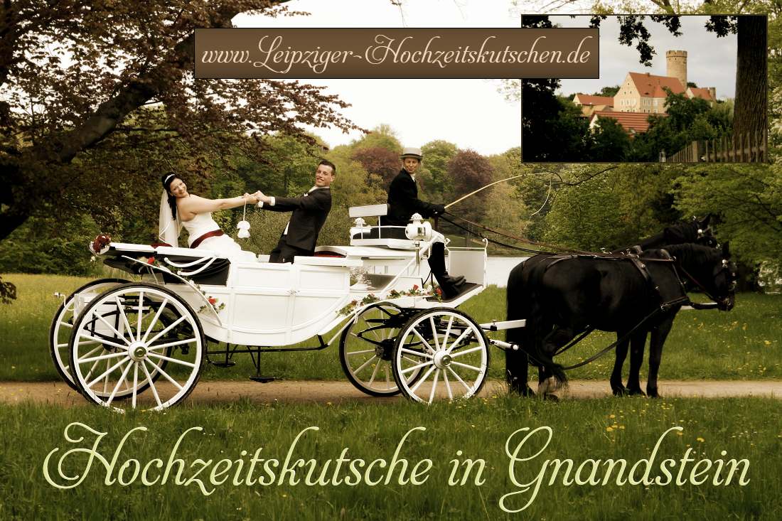 Hochzeitskutsche Kohren-Sahlis Burg Gnandstein