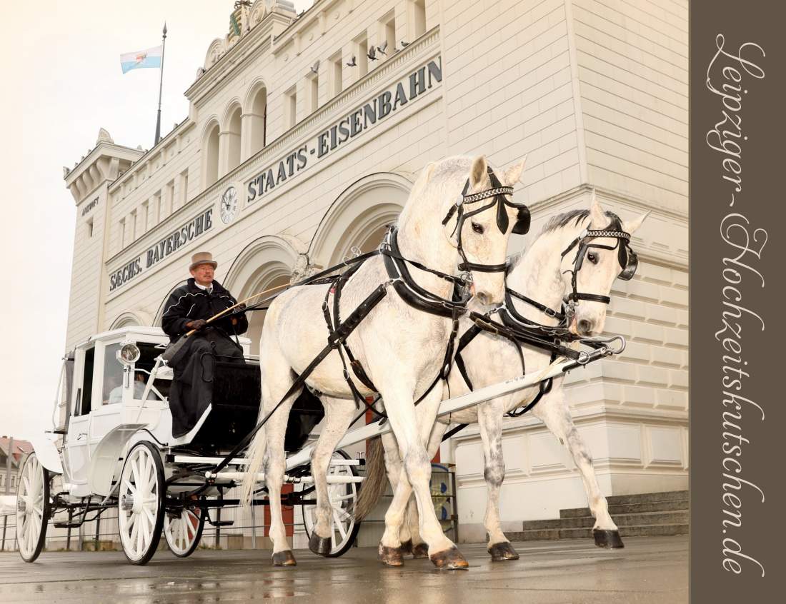 Pferdekutsche zur Hochzeit in Leipzig (Sachsen) mieten