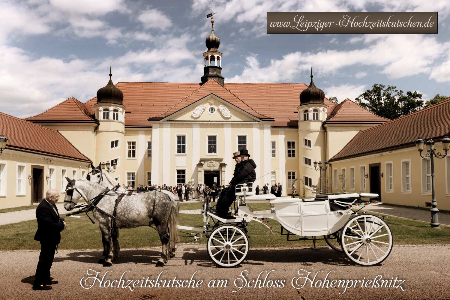Hochzeitskutsche Schloss Hohenprienitz