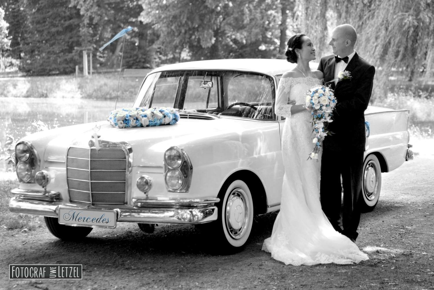 Foto: Mercedes Benz Hochzeitslimousine
