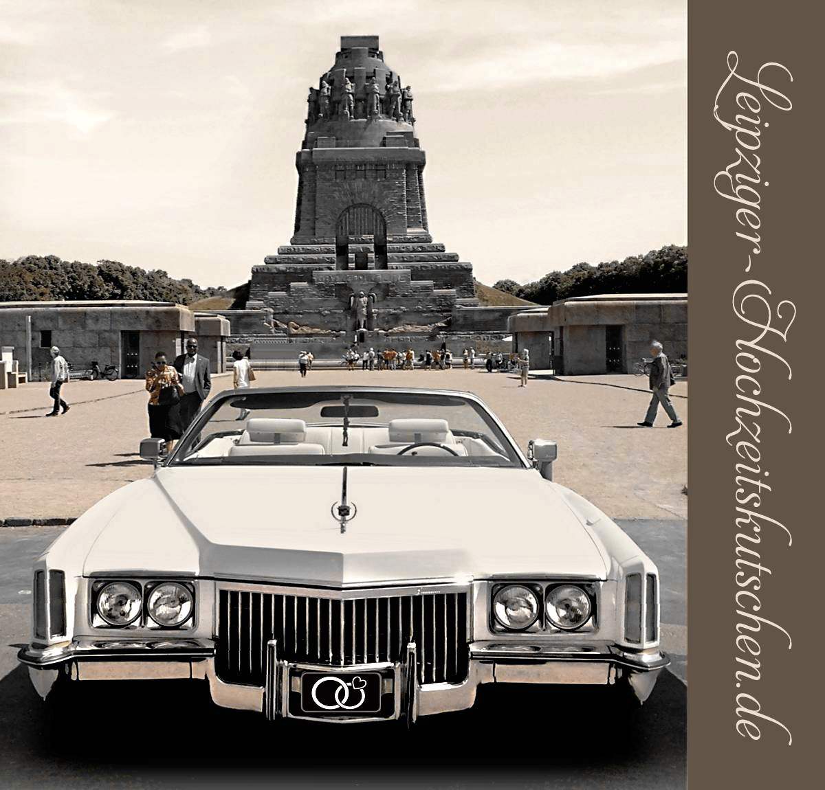 Cadillac Oldtimer US Cabrio zur Hochzeit in Leipzig (Sachsen) mieten
