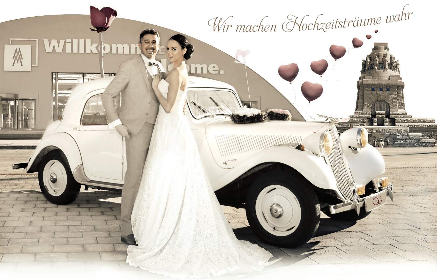 Hochzeitsauto in Leipzig mieten